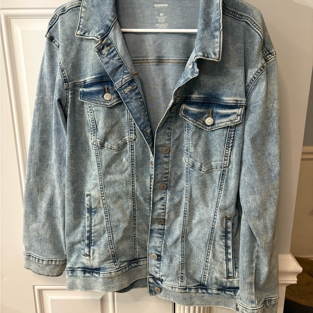 Sonoma Medium Blue Vintage-look Denim Jacket